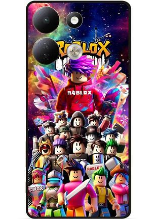 Силіконовий чохол бампер для xiaomi redmi 17 з картинкою roblox роблокс