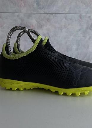 Puma дитячі футбольні кросівки сороконіжки чорного кольору оригінал 32 розмір
