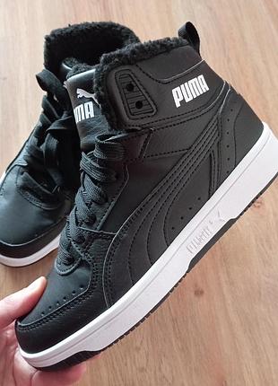 Черевики puma зимові хайтопи чорні