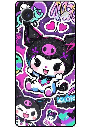 Силиконовый чехол для iphone 17 air с рисунком kuromi куроми
