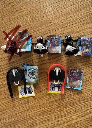 Іграшкові фігурки для хлопчиків kinder joy spider-man, пластик