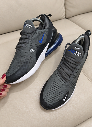 Чоловічі кросівки бренд оригінал nike air  max 270 grey р. 42.5. (27 см)