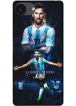 Чохол силіконовий бампер для iphone 16e з малюнком messi аргентина месси