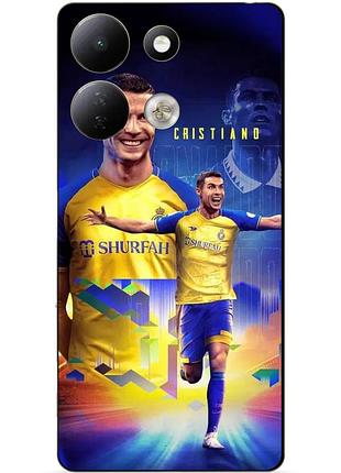 Силіконовий чохол бампер для xiaomi redmi 17 з малюнком роналдо аль наср ronaldo