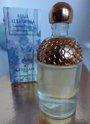 Aqua allegoria lavande velours guerlain миниатюра оригинал 7,5мл  снятость