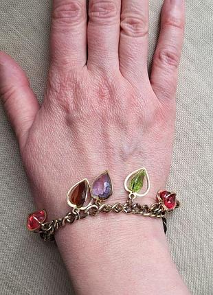 Винтажный браслет с шармами 2