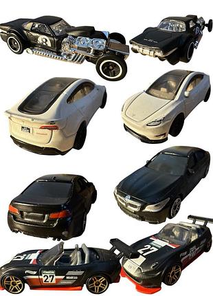 Колекційні модельки hot wheels tesla, bmw, mazda, hoto roto