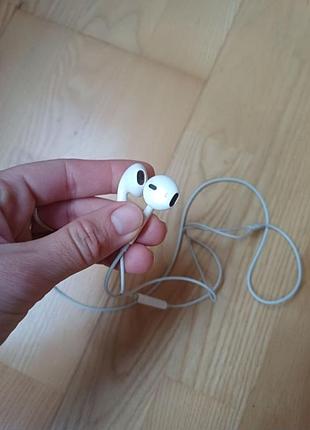 Дротові навушники apple earpods оригінальна гарнітура епл iphone