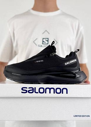 Термо кросівки salomon odyssey elmt advanced gtx black white