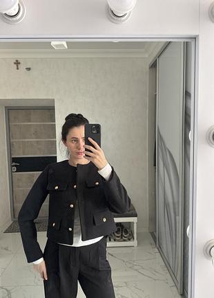 Жіночий піджак zara чорний