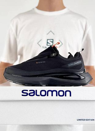 Термо кросівки salomon odyssey elmt advanced gtx black orange
