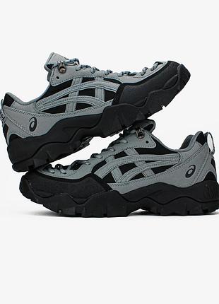 Asics gel pickax "grey black" 7