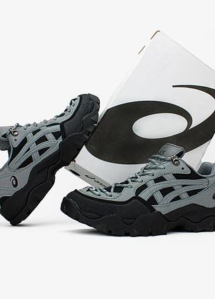 Asics gel pickax "grey black"