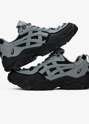 Asics gel pickax "grey black" 10