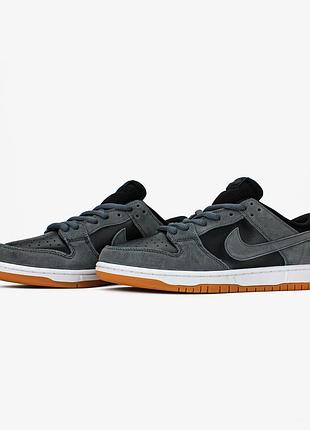 Nike sb dunk low "dark black grey" 4