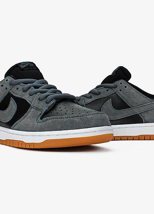 Nike sb dunk low "dark black grey" 5