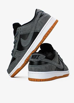Nike sb dunk low "dark black grey" 7