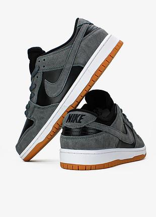 Nike sb dunk low "dark black grey" 8