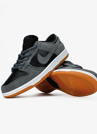 Nike sb dunk low "dark black grey" 9