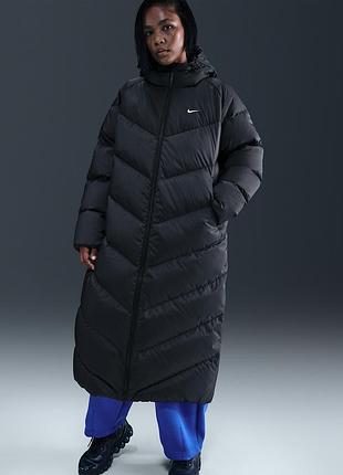 Оригинал! сша! женский пуховик nike windpuffer storm-fit loose hooded down parka brth2593-010 новый