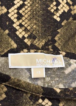 Міні сукня michael kors c принтом под питона 6
