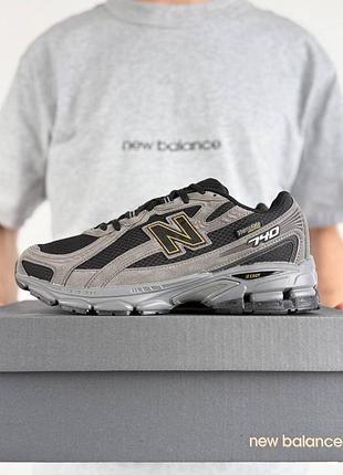 Термо кросівки new balance 740 thinsulate gtx grey black