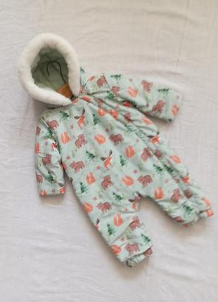 Комбинезон холодное межсезонье эврозима бренда tu.skh 6-9 eur 68- 74