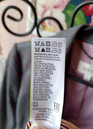 Стильний якісний піджак в принт per una by m&s. 6