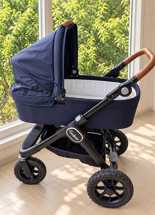 Коляска emmaljunga nxt90 outdoor air flat 2в1 + адаптер maxi-cosi