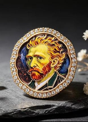 Оригинальная брошь художник Винсент ван гг 🧡