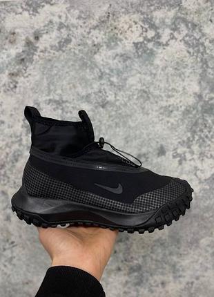 Мужские кроссовки nike acg mountain fly gore-tex all black