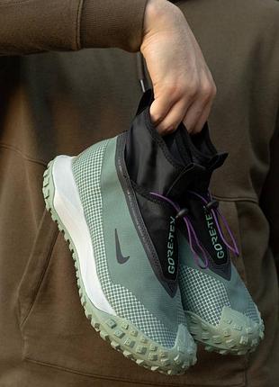 Мужские кроссовки nike acg mountain fly gore-tex haki