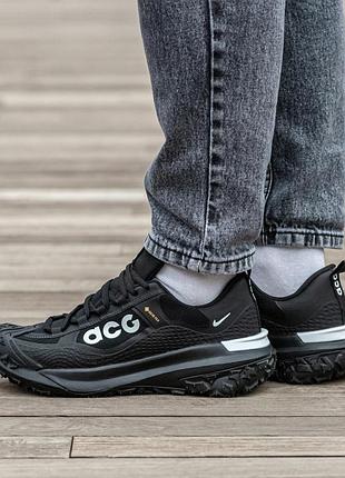 Мужские кроссовки nike acg moutain fly gore tex black white