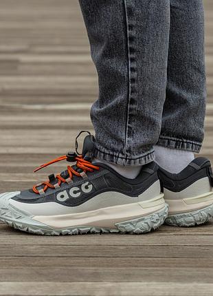 Мужские кроссовки nike acg mountain fly 2 low#x dark smoke grey
