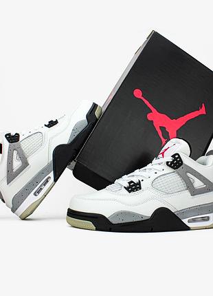 Nike air jordan 4 "white cement"
