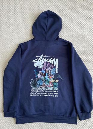 Кофта чоловіча stussy синя ,розмір м