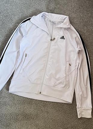 Кофта зіпка олімпійка adidas white