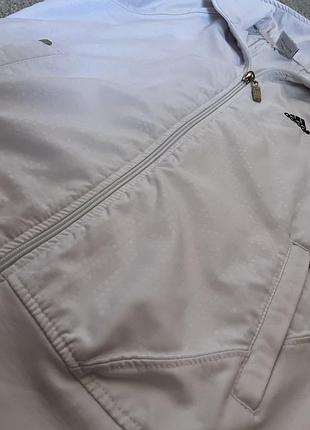 Кофта зіпка олімпійка adidas white 3
