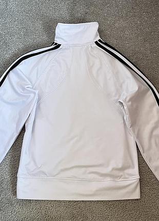 Кофта зіпка олімпійка adidas white 4
