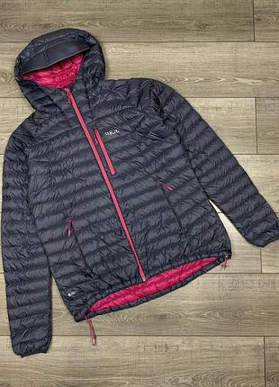 Оригінальна пухова куртка пуховик  rab women's microlight alpine jacket qda-65