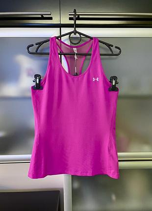 Under armour оригінал жіноча маєчка для спорту, насиченого кольору