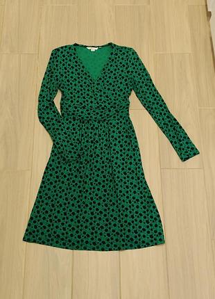 Вискозное миди платье boden layla 8