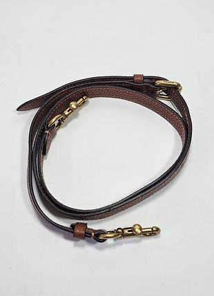 Регулируемый кожаный ремешок для сумки coach.
