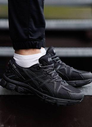 Чоловічі зимові кросівки asics gel kahana 8 gore-tex black чорні ассікс гортекс до -21*с 44 (28) (b)