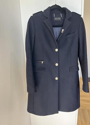 Пальто жіноче massimo dutti чорне