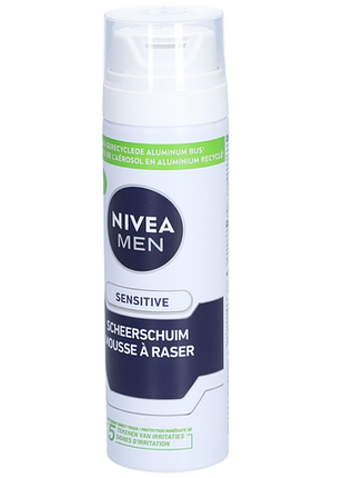 Пена для бритья для чувствительной кожи nivea men sensitive 200 мл