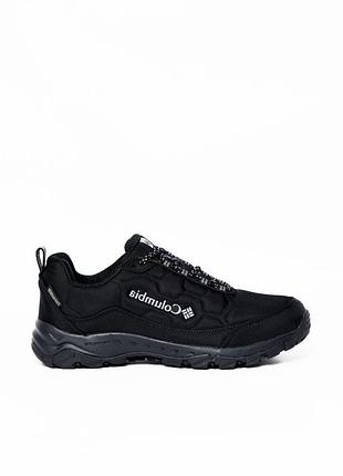 Чоловічі зимові кросівки columbia firecamp fleece gore-tex black чорні коламбія гортекс фліс 43-27.5 см (b)