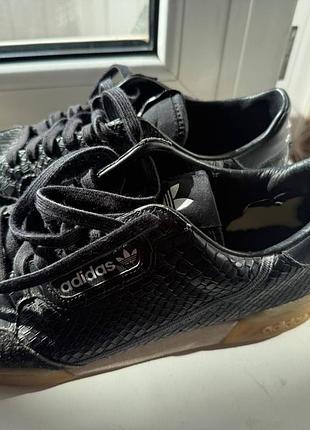 Кожаные кроссовки adidas continental 80 python black