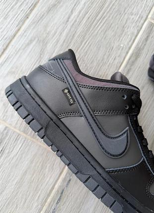 Nike dunk low gore-tex summit black/gray 5