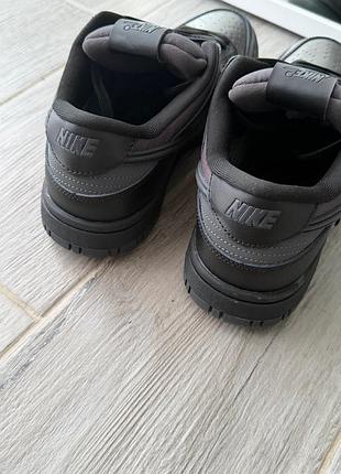 Nike dunk low gore-tex summit black/gray 8